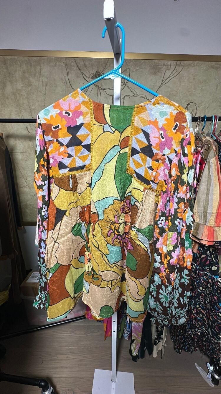 Bl^nk London Miranda Floral Peasant Blouse XS
